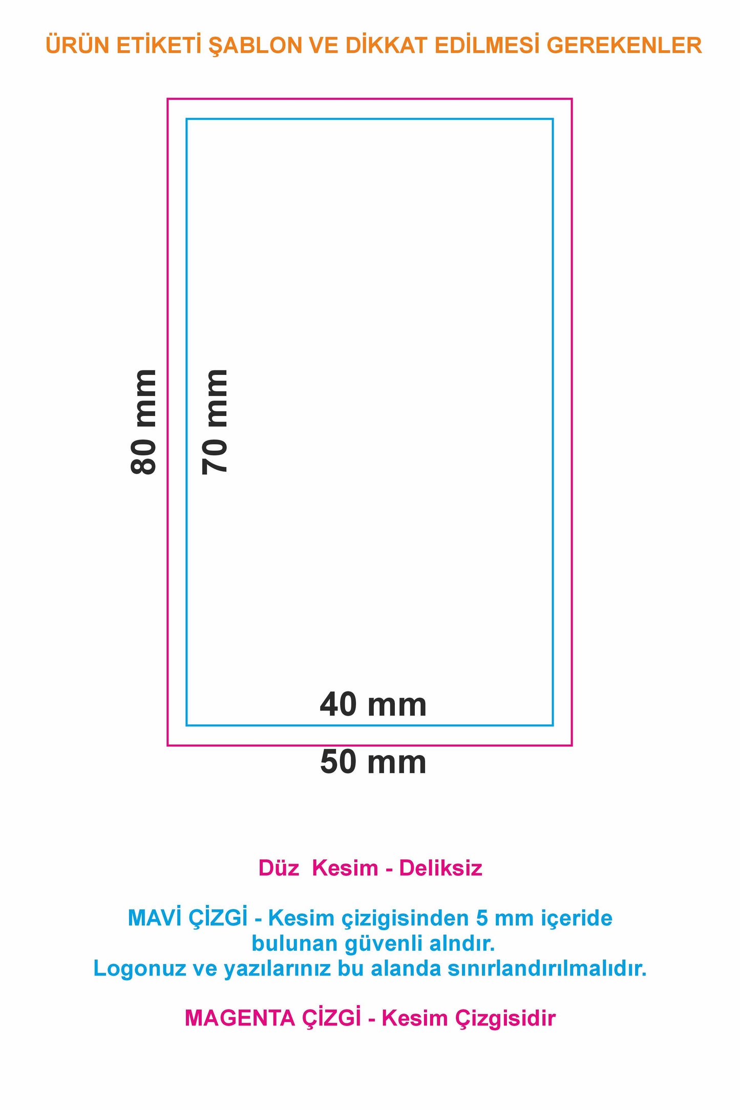 Karton Ürün Etiketi