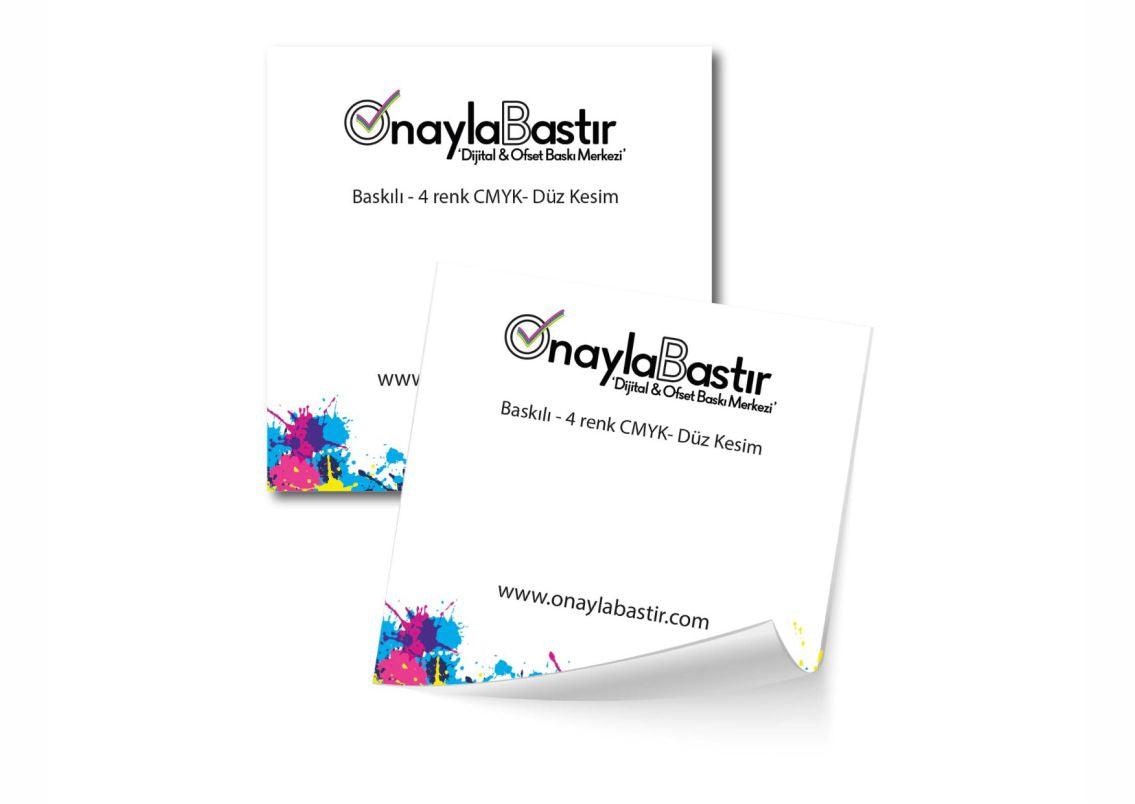 Kuşe etiket ve sticker, yüksek kaliteli baskı teknolojisiyle üretilmiştir. Şık ve dayanıklı etiketler, ürünlerinizi profesyonelce tanıtmak için ideal.