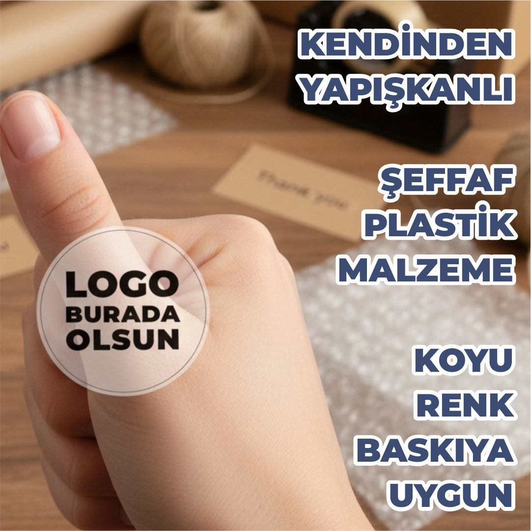 Şeffaf Etiket & Sticker