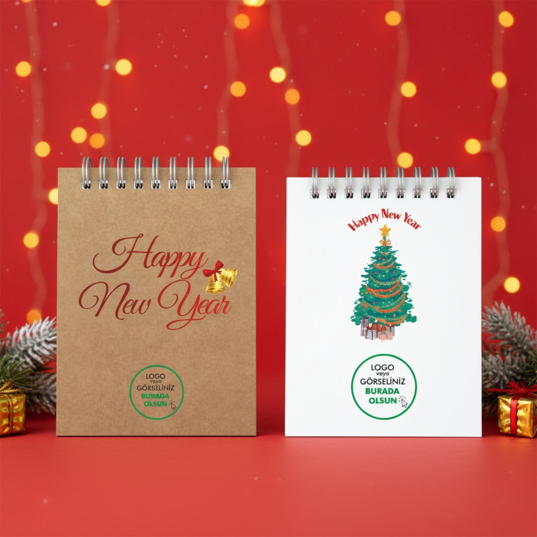 Yılbaşı Özel Spiralli Defter