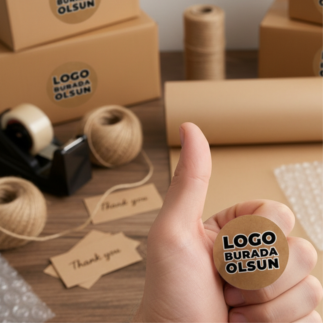 Kraft Sticker & Etiket