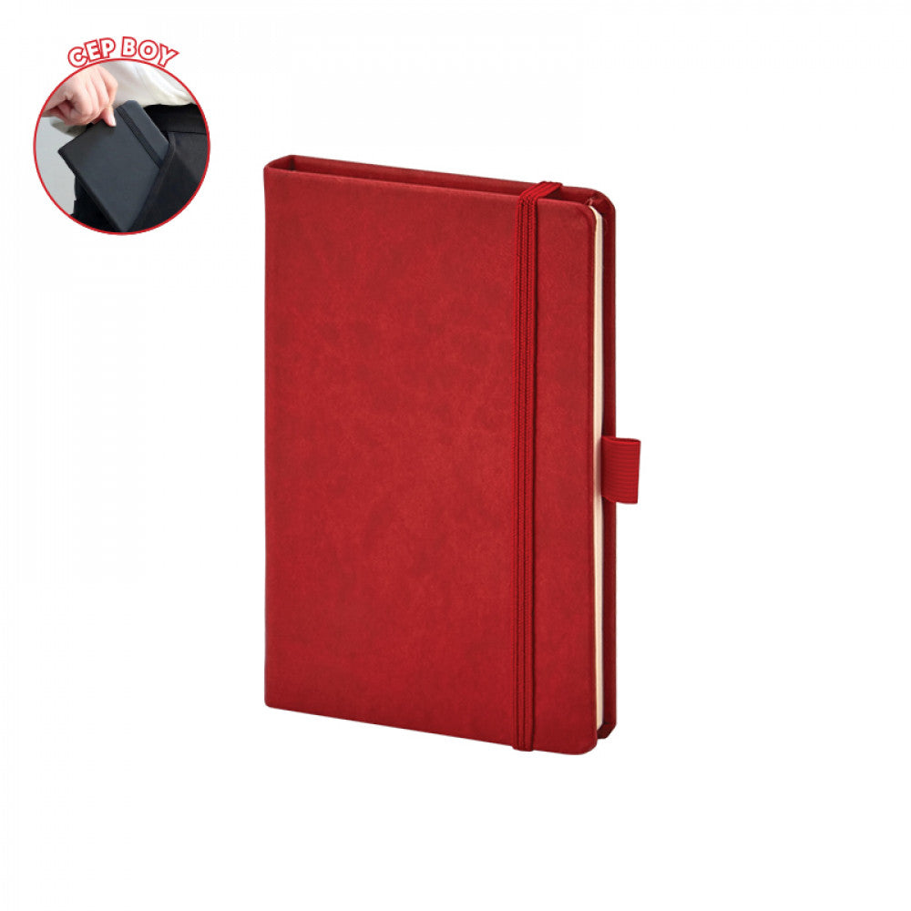 923-914 Lacivert Termo Deri Defter