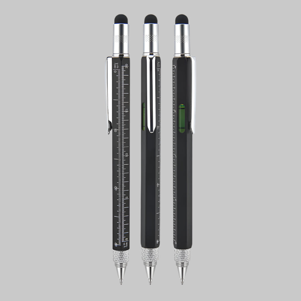 652 Metal Su Terazili - Tornavidalı Touchpen Kalem