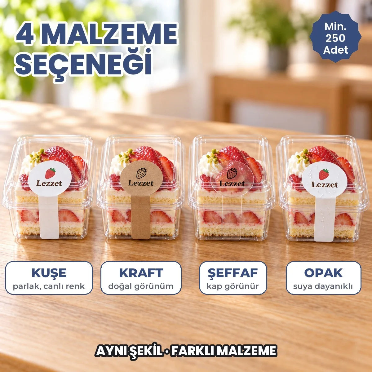 Kapak mühür etiketi malzemeleri: kuşe, kraft, şeffaf ve suya dayanıklı opak