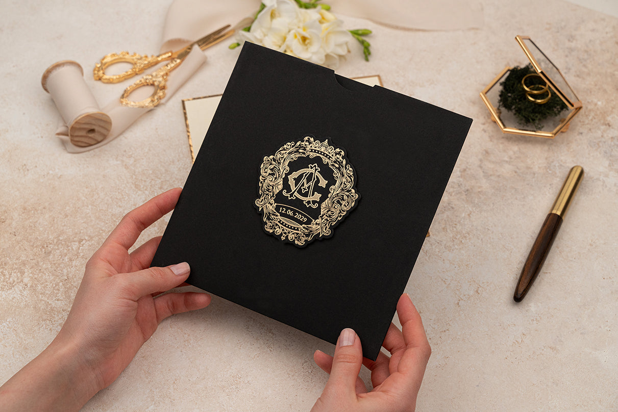 Erdem 5114 düğün davetiyesi iç tasarım