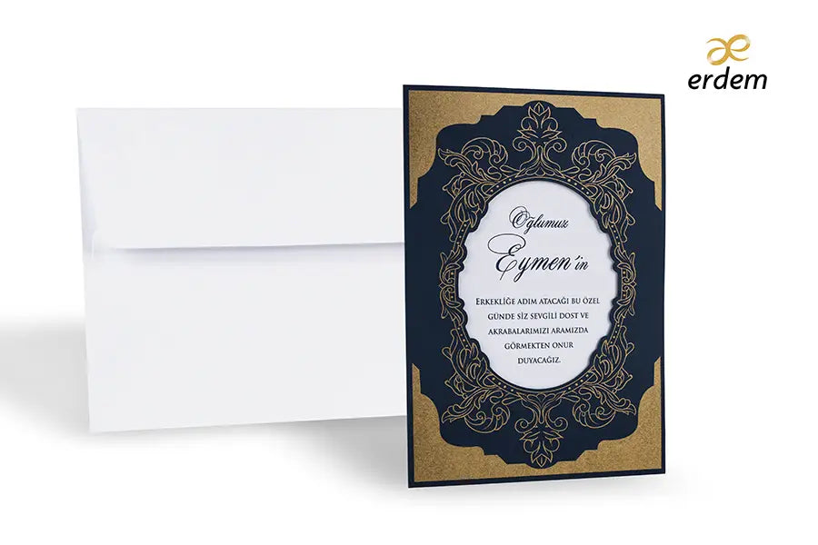 Sünnet davetiyesi 80909 ön yüz