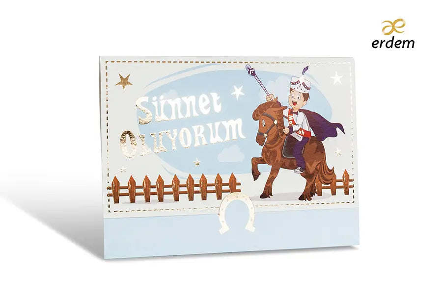 Sünnet davetiyesi 80932 ön yüz