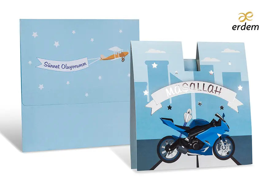 Sünnet davetiyesi 80943 ön yüz