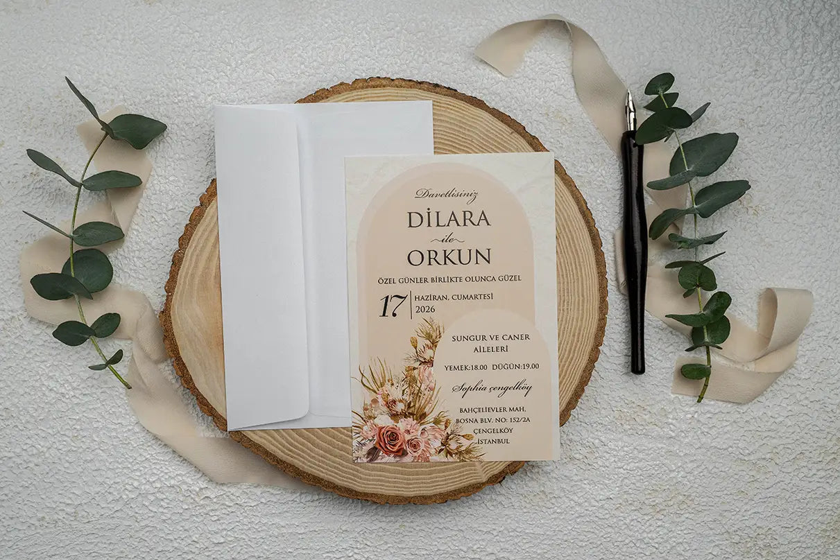 Ekonomik davetiye 9345 ön yüz