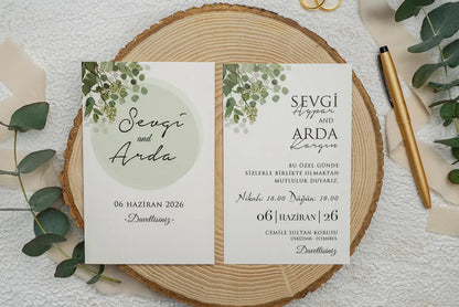 Ekonomik davetiye 9302 ön yüz