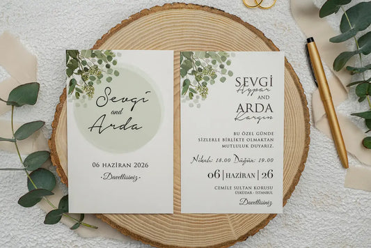 Ekonomik davetiye 9302 ön yüz