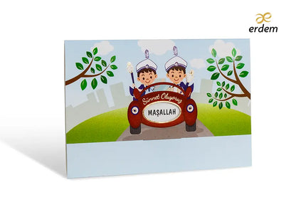 Sünnet davetiyesi 80937 ön yüz