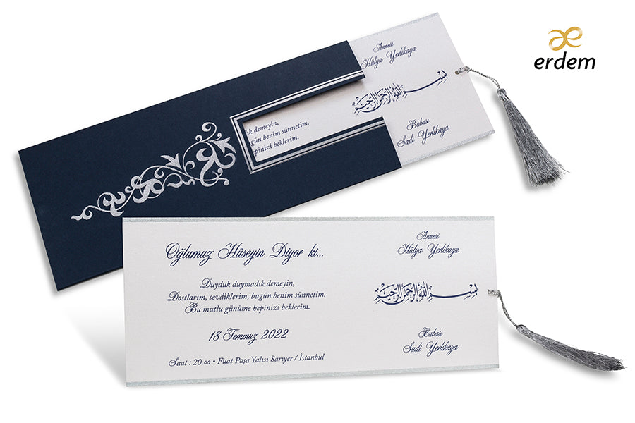 Sünnet davetiyesi 80964 arka yüz