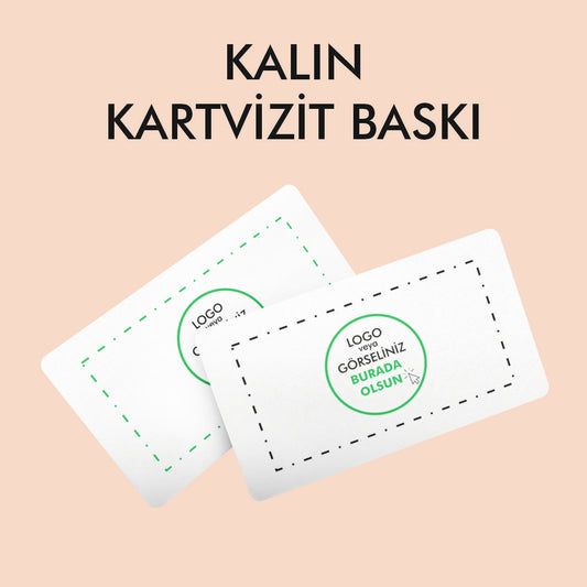 Sıvama Kartvizit | Kalın, Özel Kesim ve Laklı Kartvizit