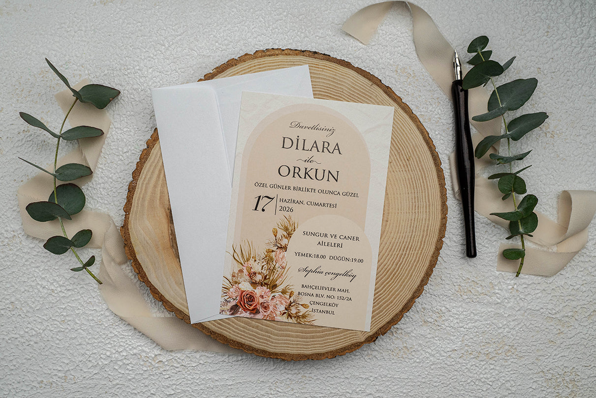 Ekonomik davetiye 9345 arka yüz