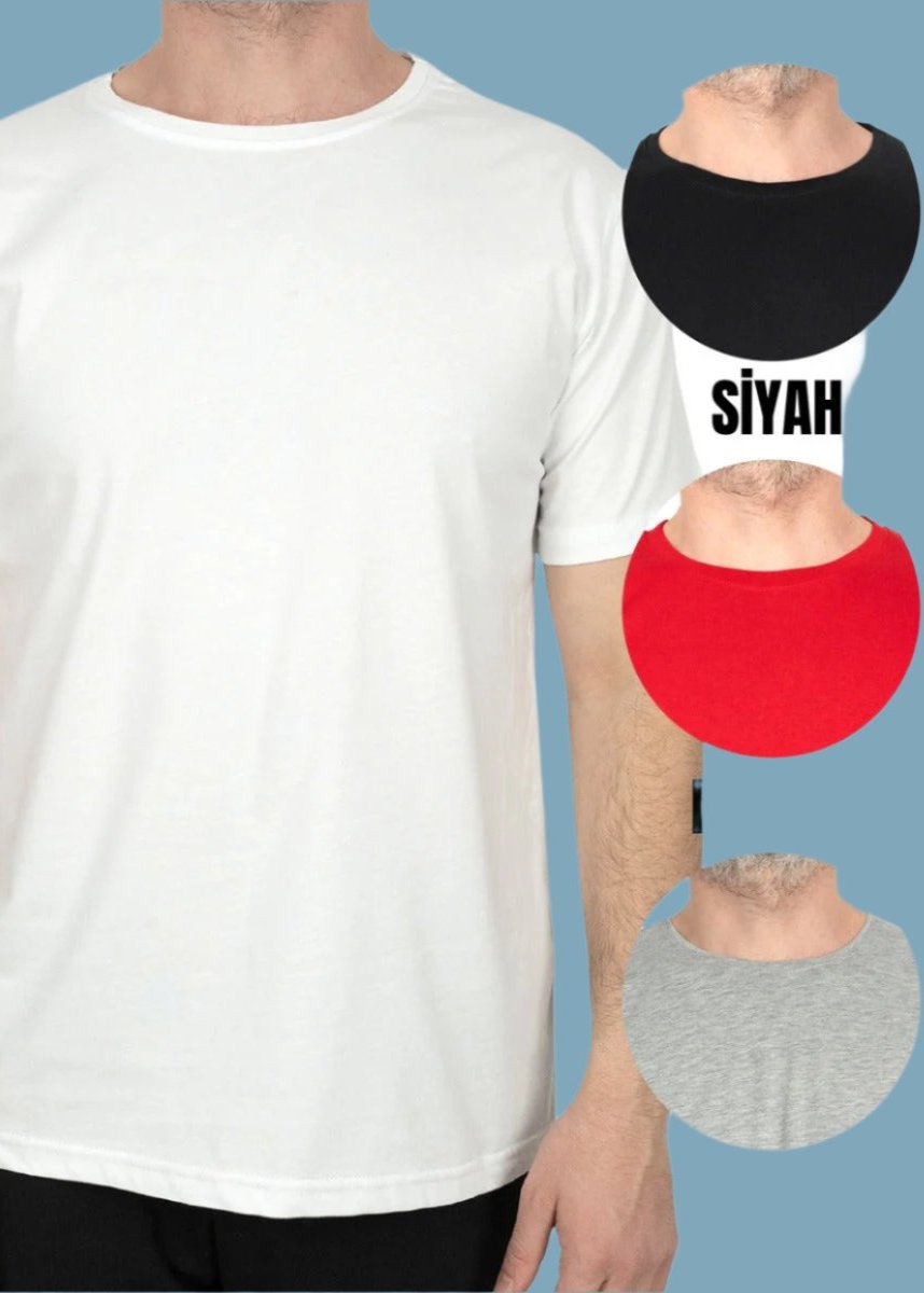 Şık logo baskısına sahip beyaz basic t-shirt, modern ve rahat tasarımı ile her tarzda rahatça kullanılabilir.