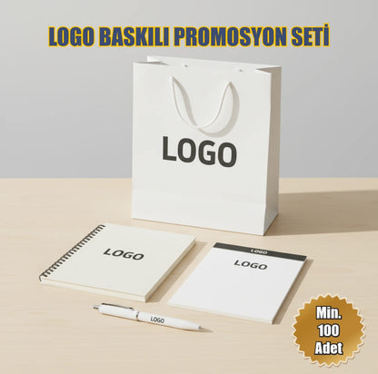 Toplantı Seti: Çanta, Kalem, Bloknot, Spiralli Defter | Logo Baskılı