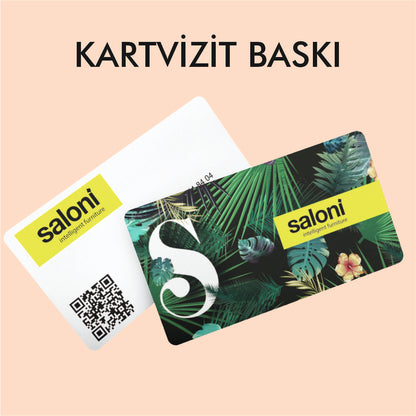 Kabartma Laklı Kartvizit