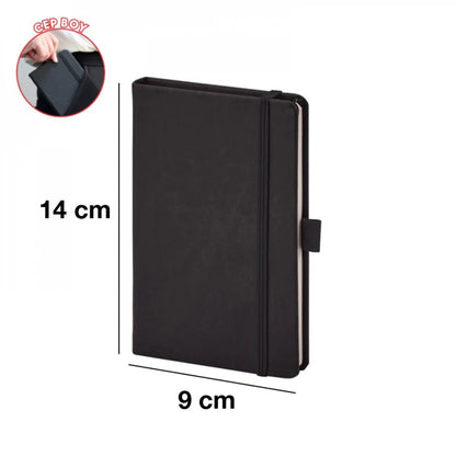 923-914 Lacivert Termo Deri Defter