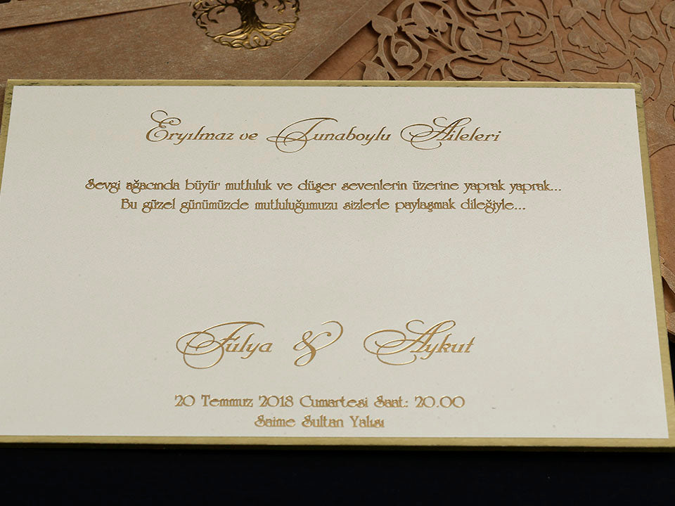 Alyans Davetiye 2017-ZARFL - lüks düğün davetiyesi 6
