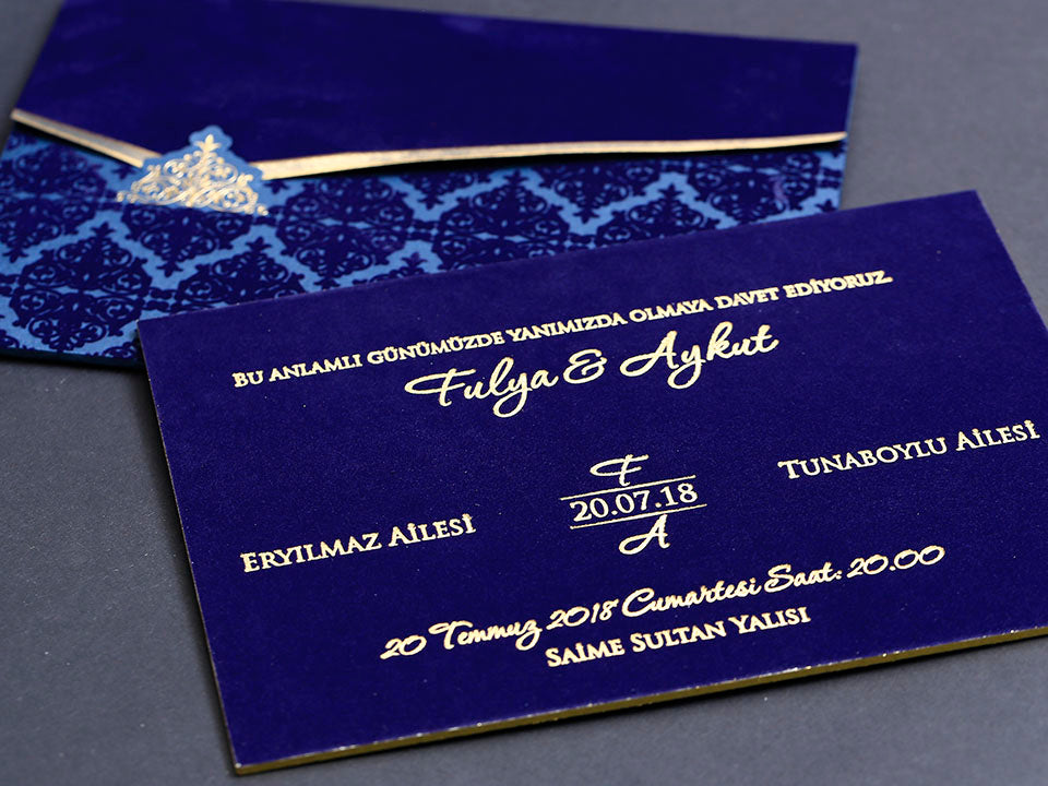 Alyans Davetiye 2020 - lüks düğün davetiyesi 5