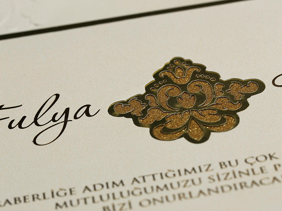 Alyans Davetiye 2026 - lüks düğün davetiyesi 6