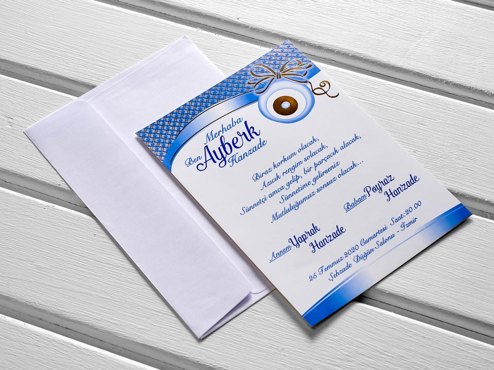 Aras Davetiye 4893 - sünnet davetiyesi 1