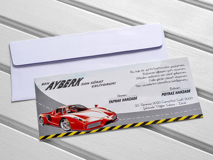 Aras Davetiye 4944 - sünnet davetiyesi 1