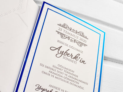 Aras Davetiye 4960 - sünnet davetiyesi 2