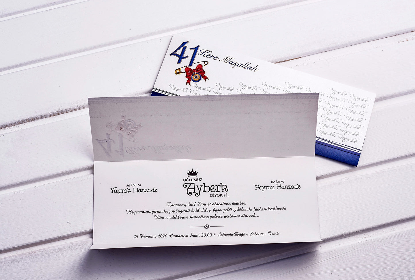 Aras Davetiye 4995 - sünnet davetiyesi 2