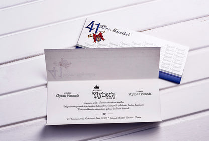 Aras Davetiye 4995 - sünnet davetiyesi 2
