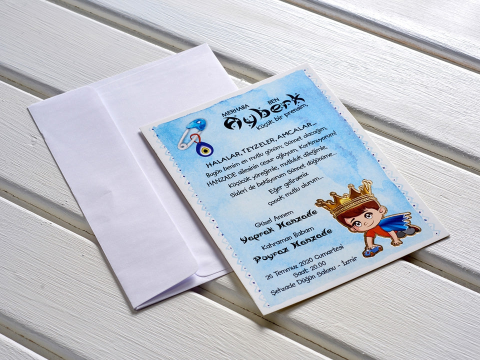 Aras Davetiye 5003 - sünnet davetiyesi 1