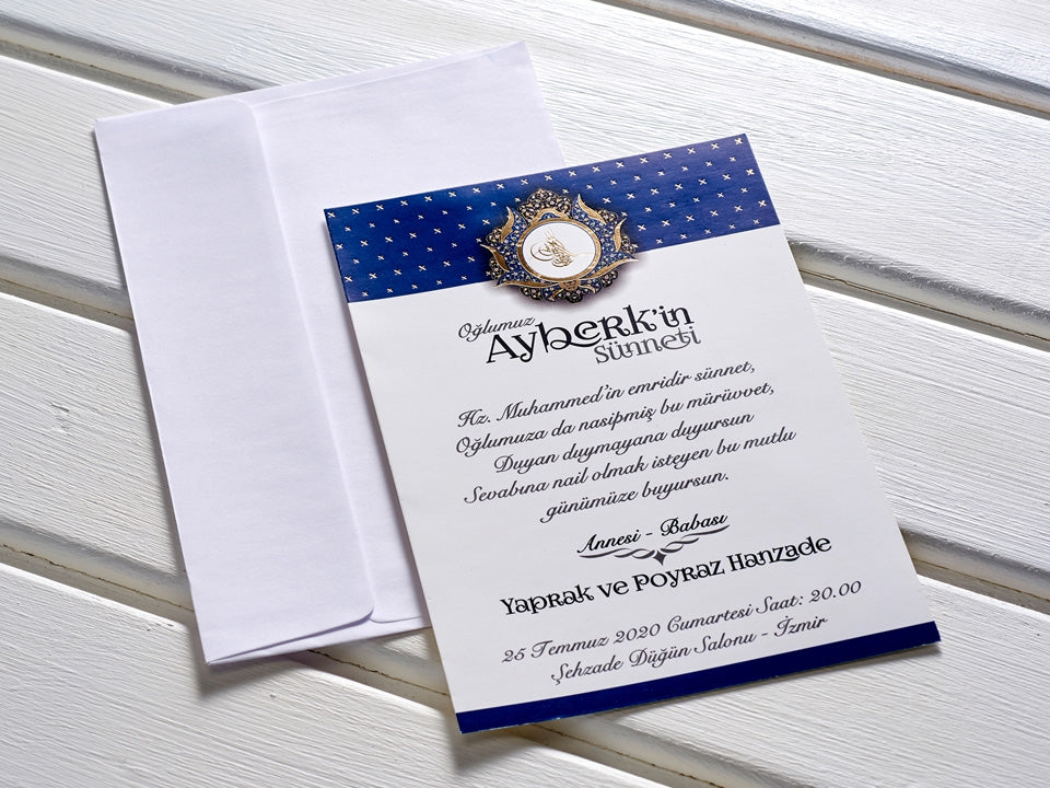 Aras Davetiye 5007 - sünnet davetiyesi 1
