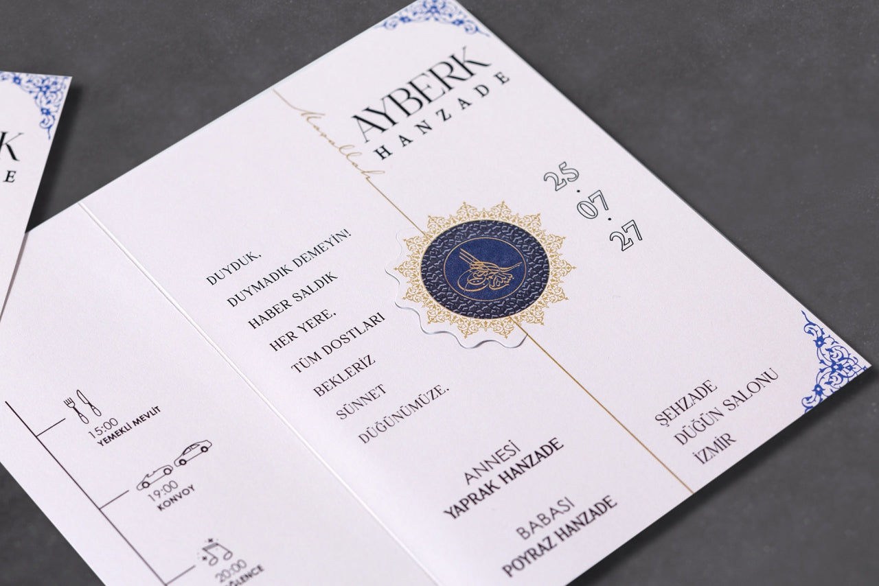 Aras Davetiye 5025 - sünnet davetiyesi 4