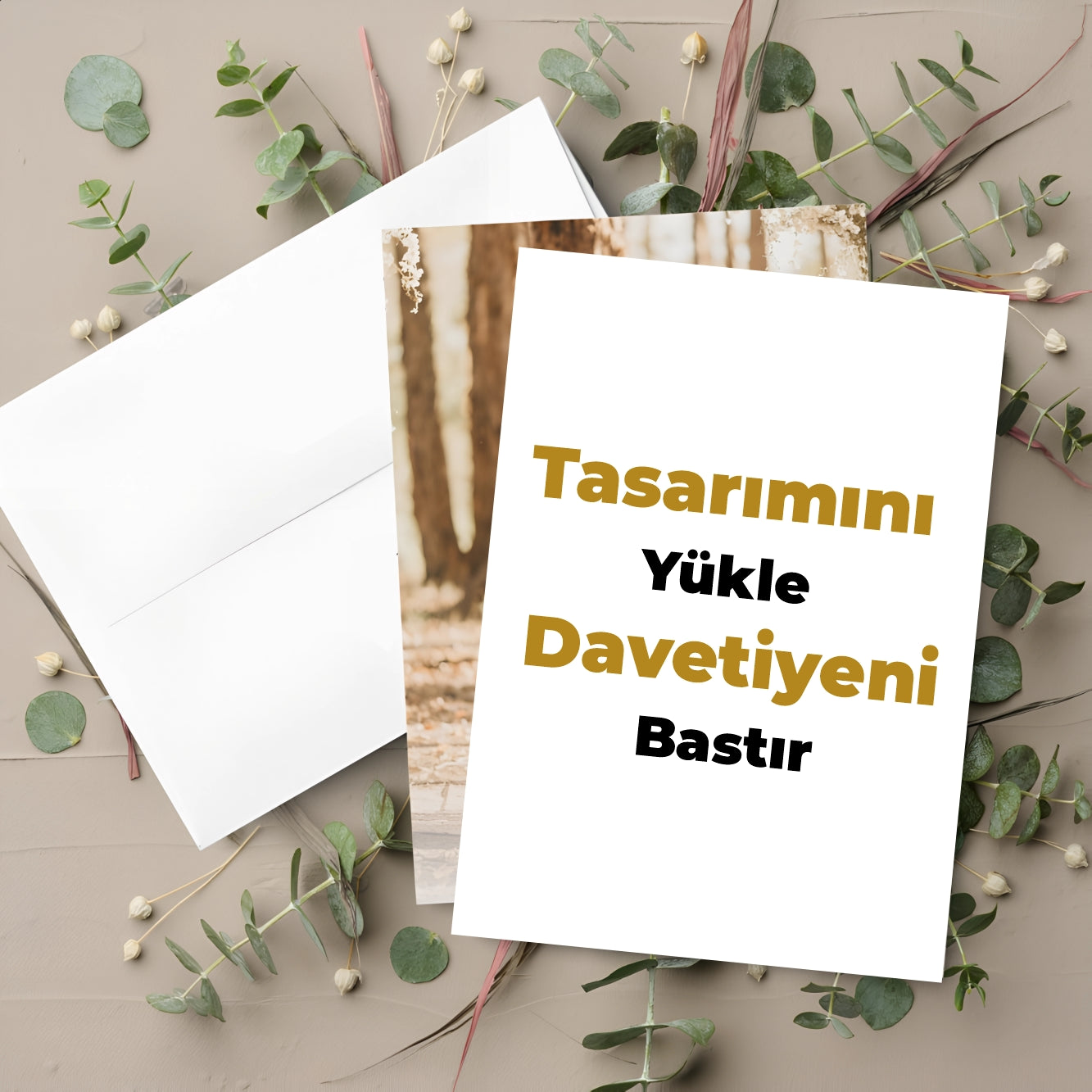 Davetiye  -  Özel Tasarım Baskılı - Ürün Önizleme | onaylabastir