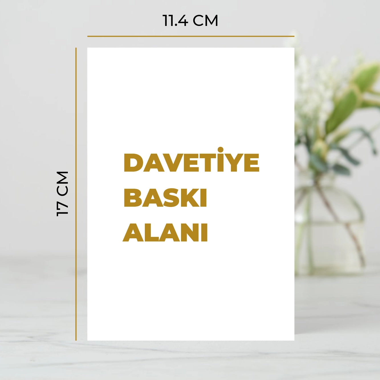 Davetiye  -  Özel Tasarım Baskılı - Görünüm 6 | onaylabastir