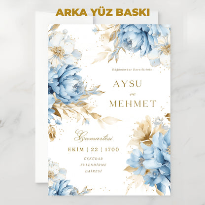 Davetiye  -  Özel Tasarım Baskılı - Görünüm 8 | onaylabastir