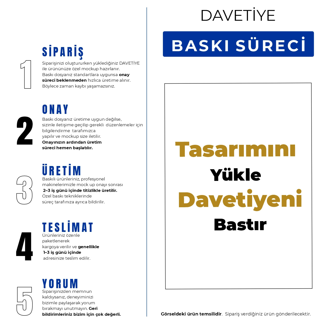 Davetiye  -  Özel Tasarım Baskılı - Görünüm 10 | onaylabastir