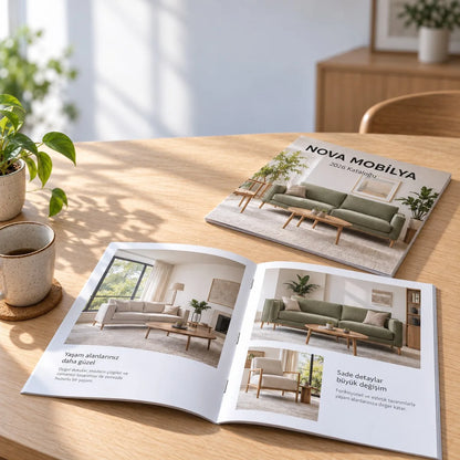 Dergi katalog iç sayfa baskısı