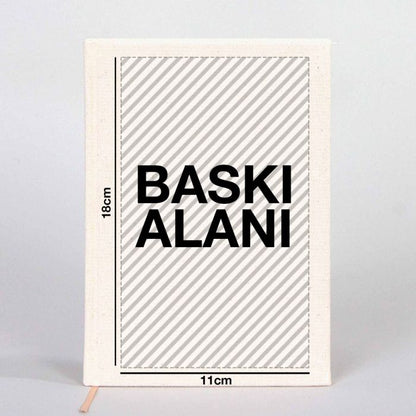 Kanvas Defter 14x20 cm (Özelleştirilebilir)