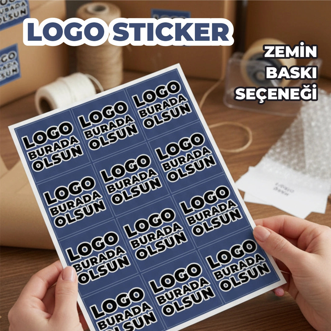 Sticker & Etiket | Kare · Kuşe Kağıt · Özelleştirilebilir
