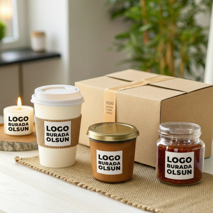 Sticker & Etiket | Kare · Kuşe Kağıt · Özelleştirilebilir