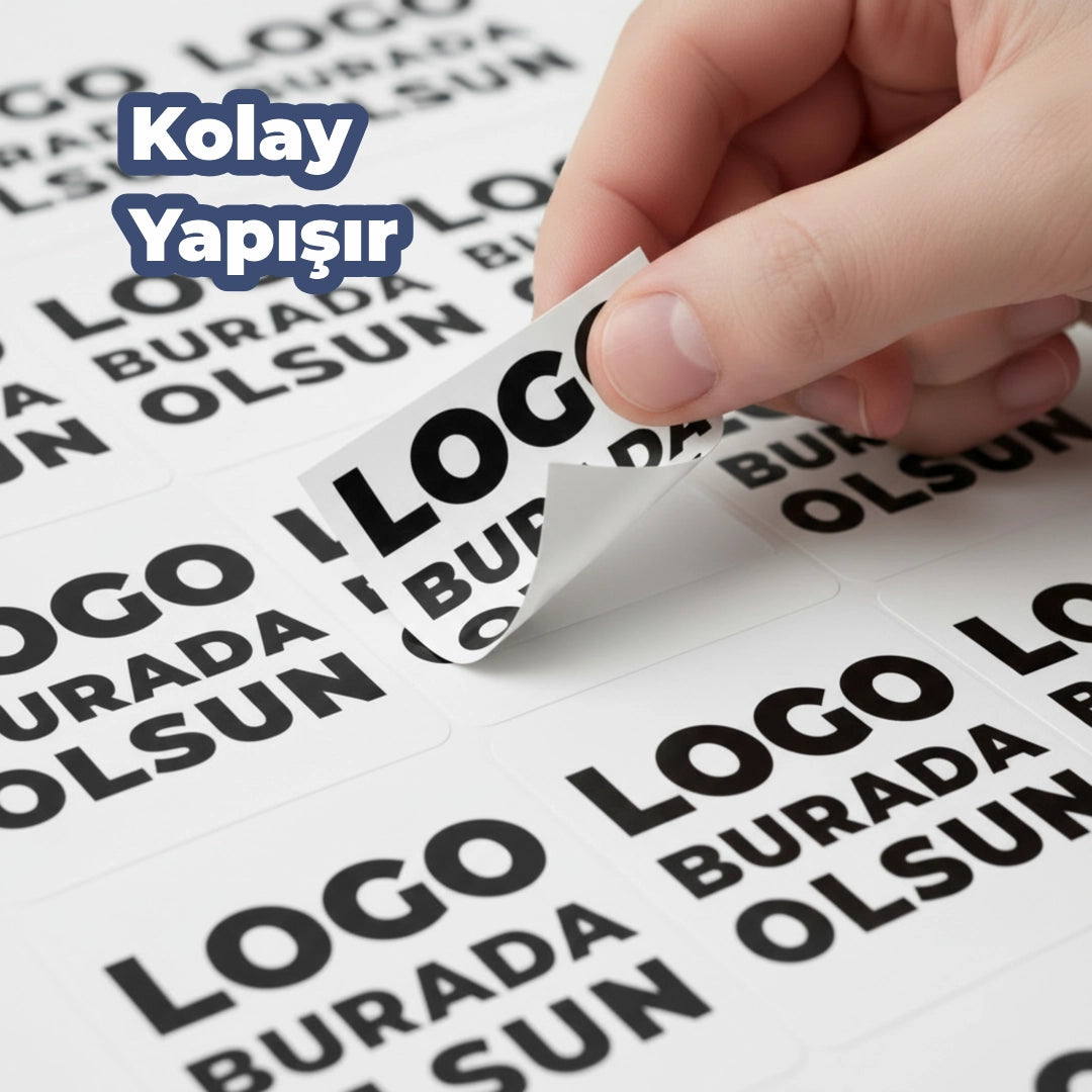 Sticker & Etiket | Kare · Kuşe Kağıt · Özelleştirilebilir