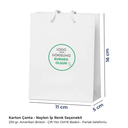 Karton Çanta - Dikey - 11x16x5cm