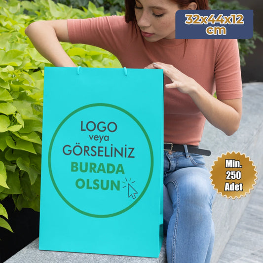 Karton Çanta - Dikey - 32x44x7 cm