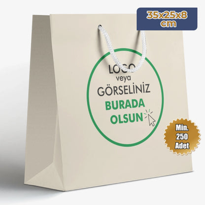 Karton Çanta - Yatay - 35x25x8 cm