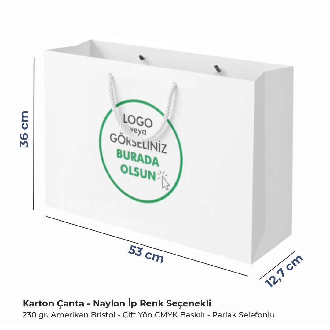 Karton Çanta - Yatay - 53x36x12.7cm