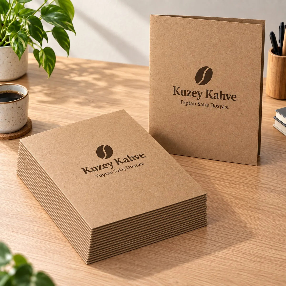 Kraft cepli dosya teslim şekli: sipariş elinize böyle ulaşır