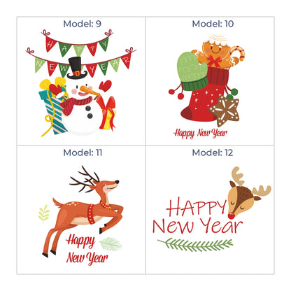 Yılbaşı Kraft Not Defteri – 15 Farklı  Tasarım - Özelleştirilebilir - 10x14 cm