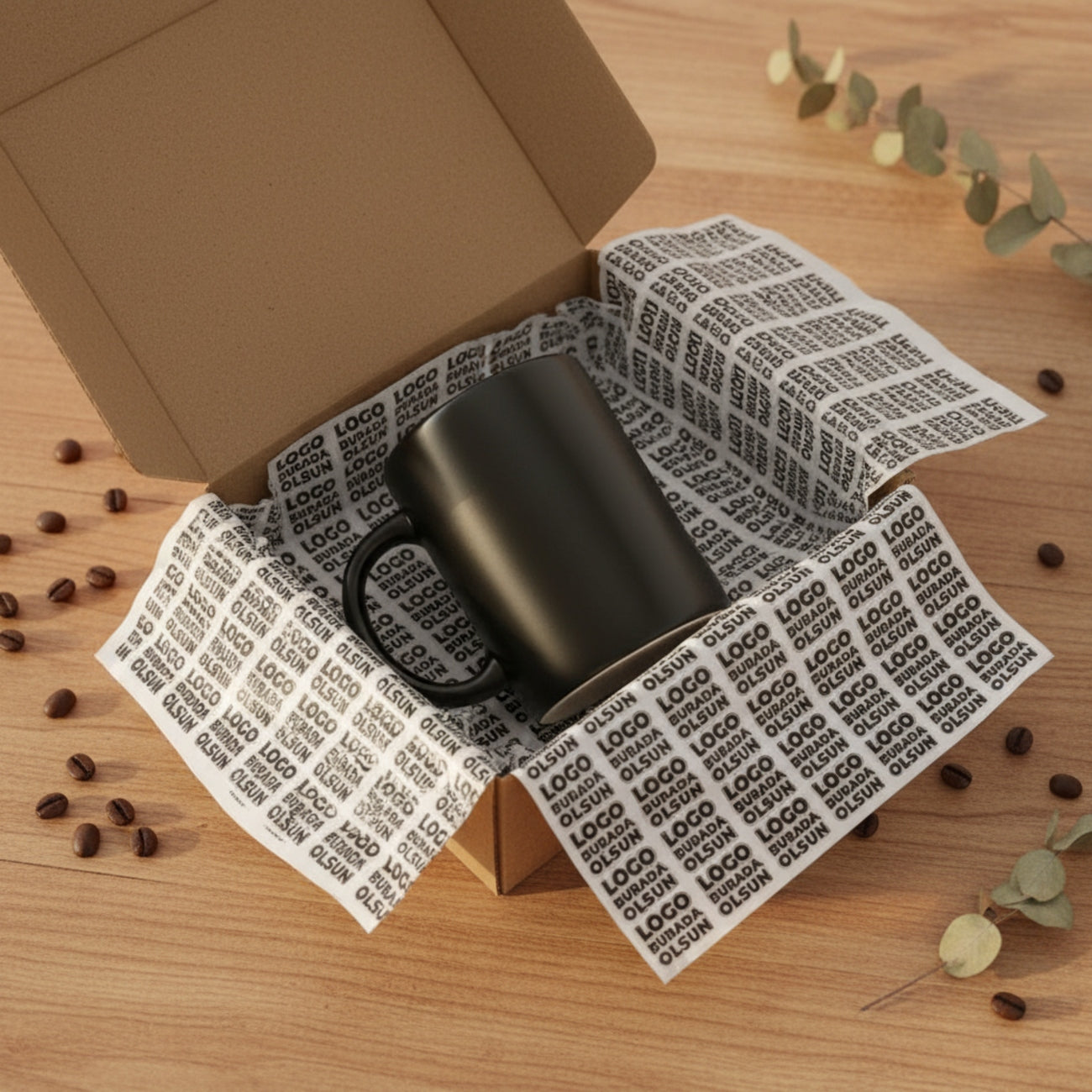 Baskılı Pelur Kağıt | Özel Logolu, Desenli Paketleme Kağıt - Kullanım Örneği | onaylabastir